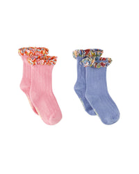 Set of 2 Socks - Rose Antoinette