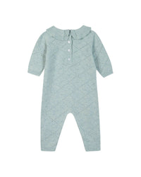 Fro cotton jumpsuit - Pale Aqua