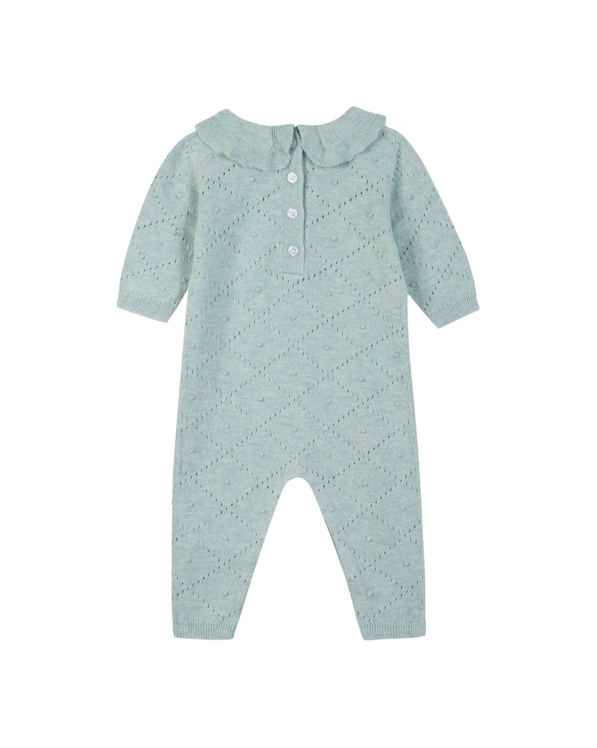 Fro cotton jumpsuit - Pale Aqua