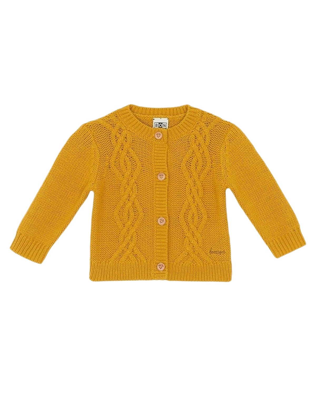 Bernard cotton cardigan - Retro Yellow