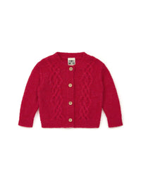 Baby wool cardigan - Pink Be Fresh