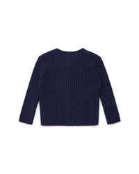 Navy Bonton // Mouton card cot