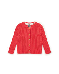 Cardigan Mouton - Rose Papillon