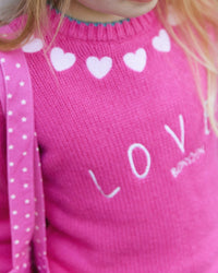 Jodie cotton jumper - Lollipop Pink