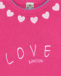 Jodie cotton jumper - Lollipop Pink