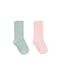 Cho7Cote Duo cotton shoes - Pale Aqua