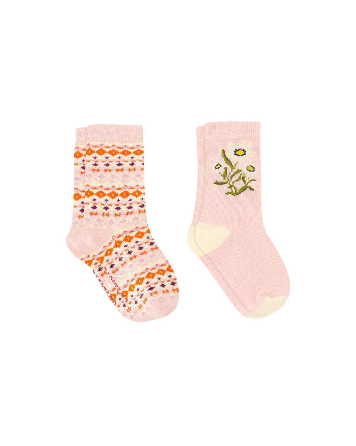 Cho7Cote Duo cotton shoes - Peach Whip