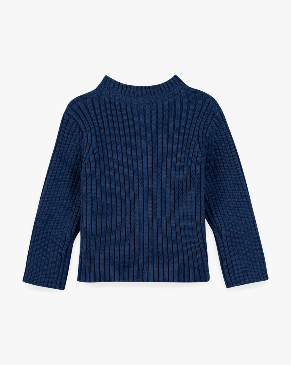 Cotton sheepskin cardigan - Malibleu blue