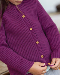 Cardigan Mouton en coton - Bruyere