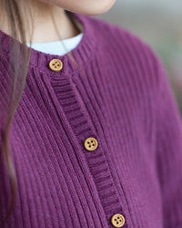Cardigan Mouton en coton - Bruyere