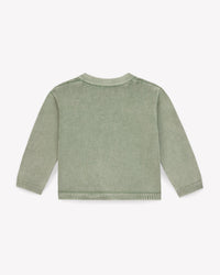 Louis cotton cardigan - Bush Green