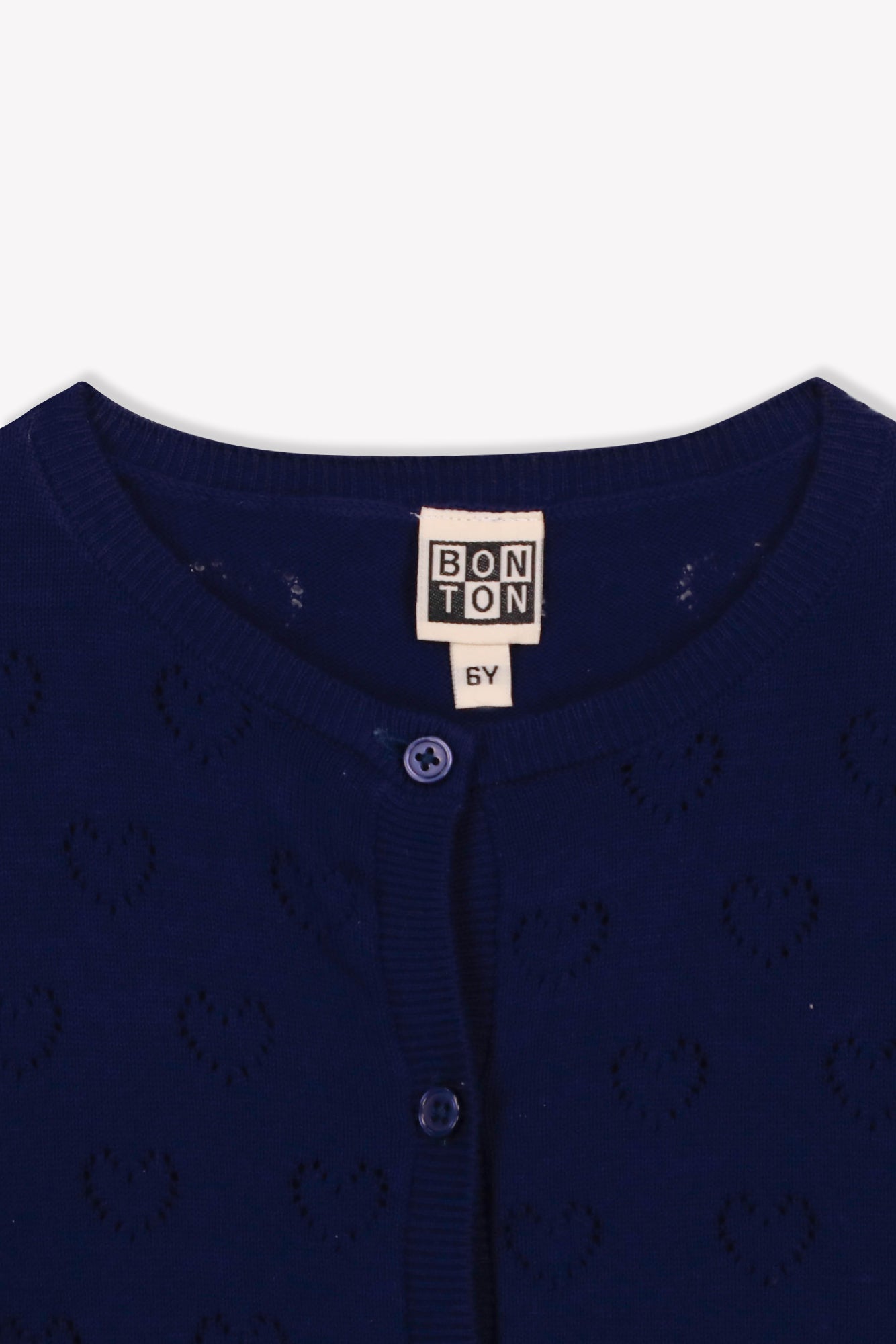 Lilou Cardigan - Navy Bonton