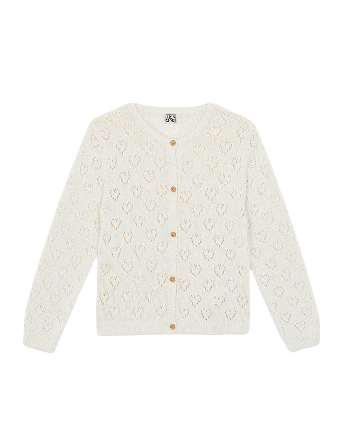 Cardigan Lilou en coton - Creme Bonton 3