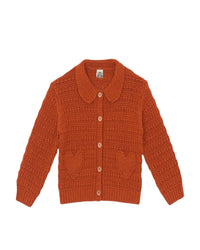 Jenna Cardigan - Brown Teddy Bear