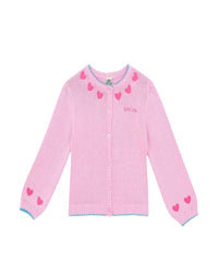 Jolie cotton cardigan - Princess Pink