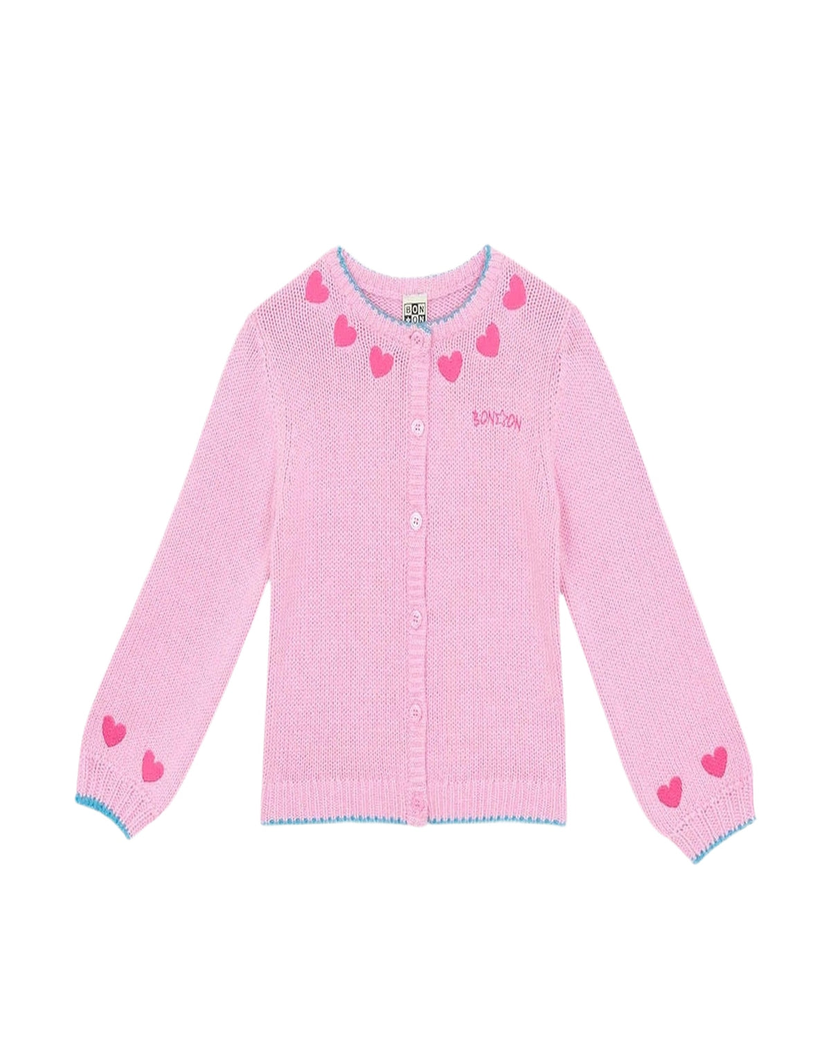 Jolie cotton cardigan - Princess Pink
