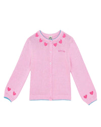 Jolie cotton cardigan - Princess Pink