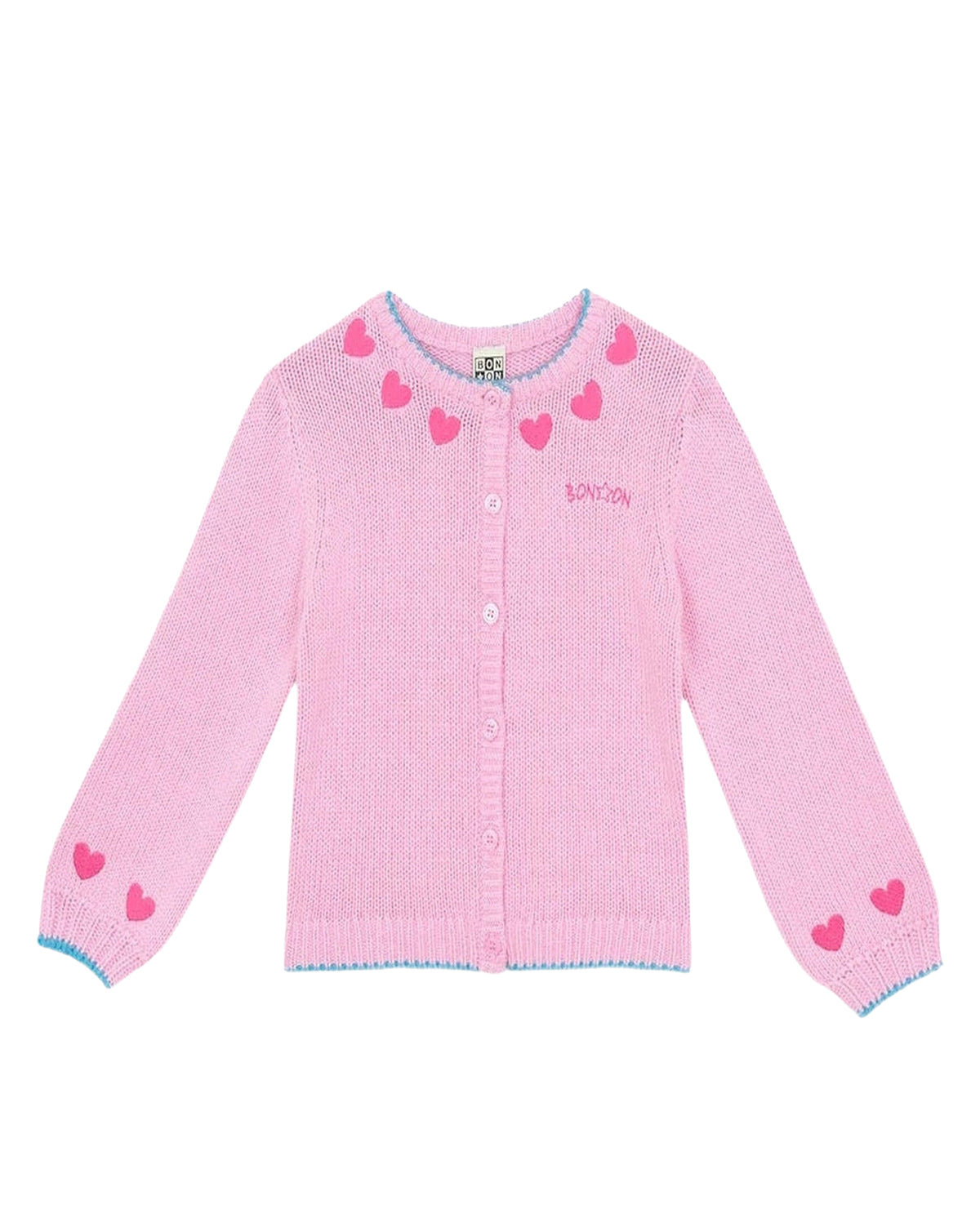 Jolie cotton cardigan - Princess Pink
