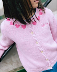 Jolie cotton cardigan - Princess Pink