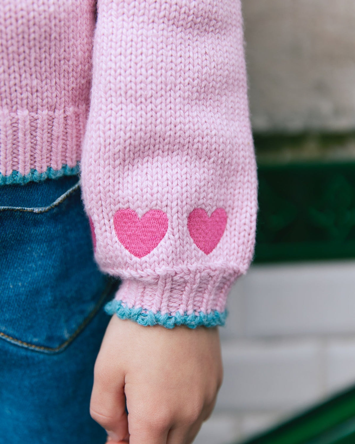 Jolie cotton cardigan - Princess Pink