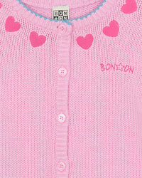 Jolie cotton cardigan - Princess Pink