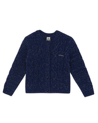 Cardigan Jasmin en laine - Navy Bonton