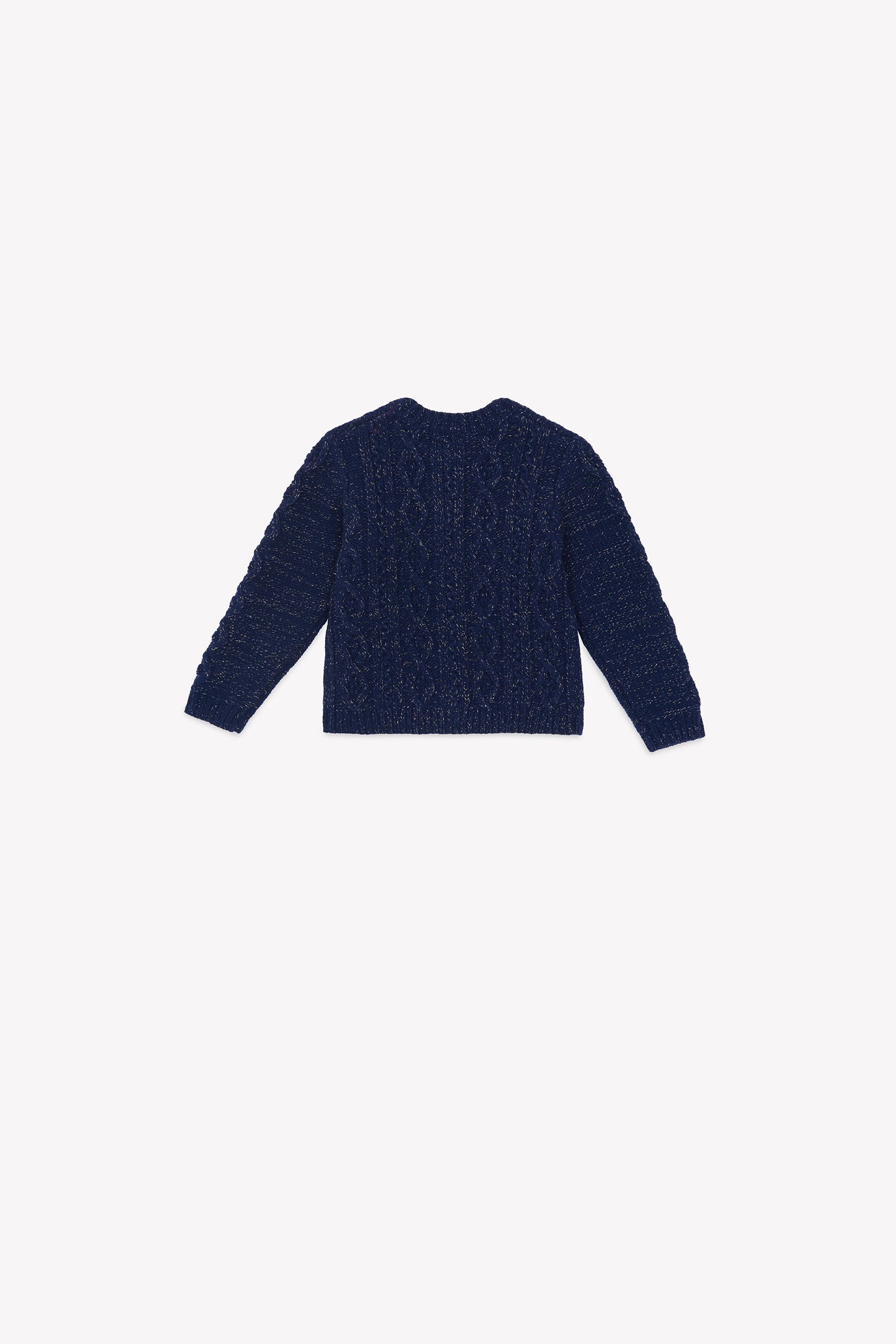 Cardigan Jasmin en laine - Navy Bonton