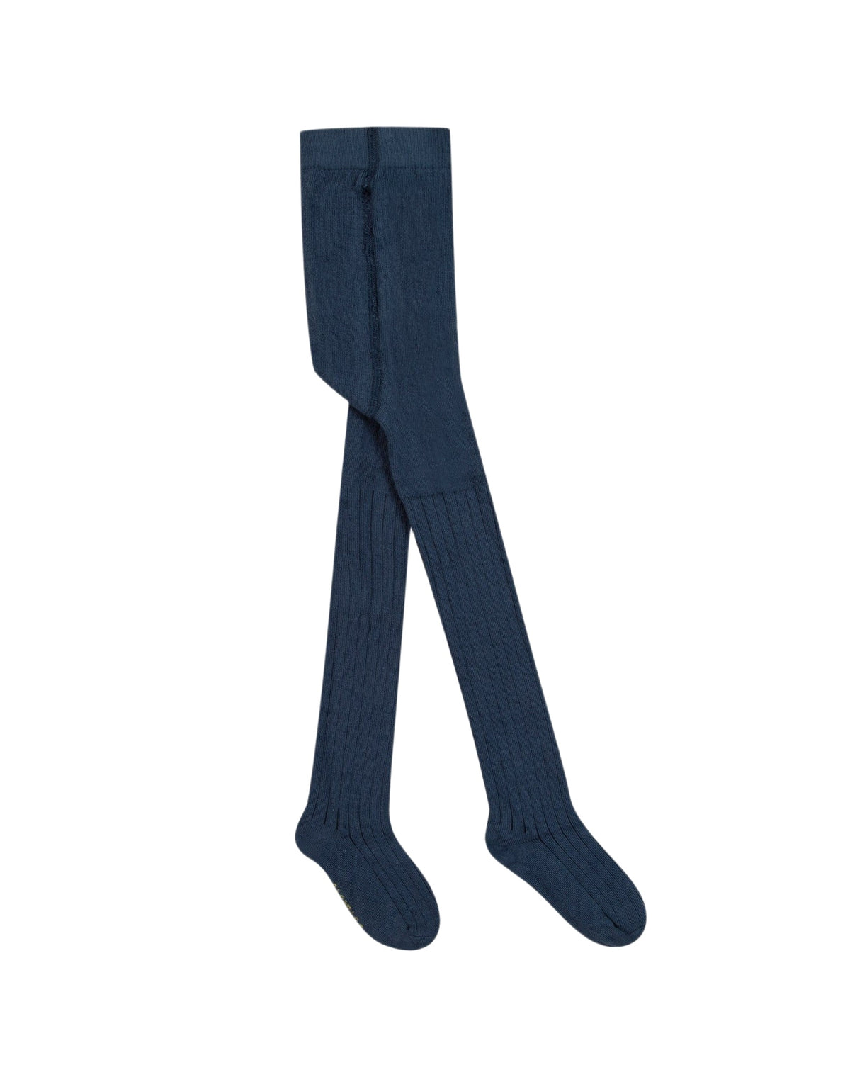 Cotton ribbed tights - Malibleu Blue