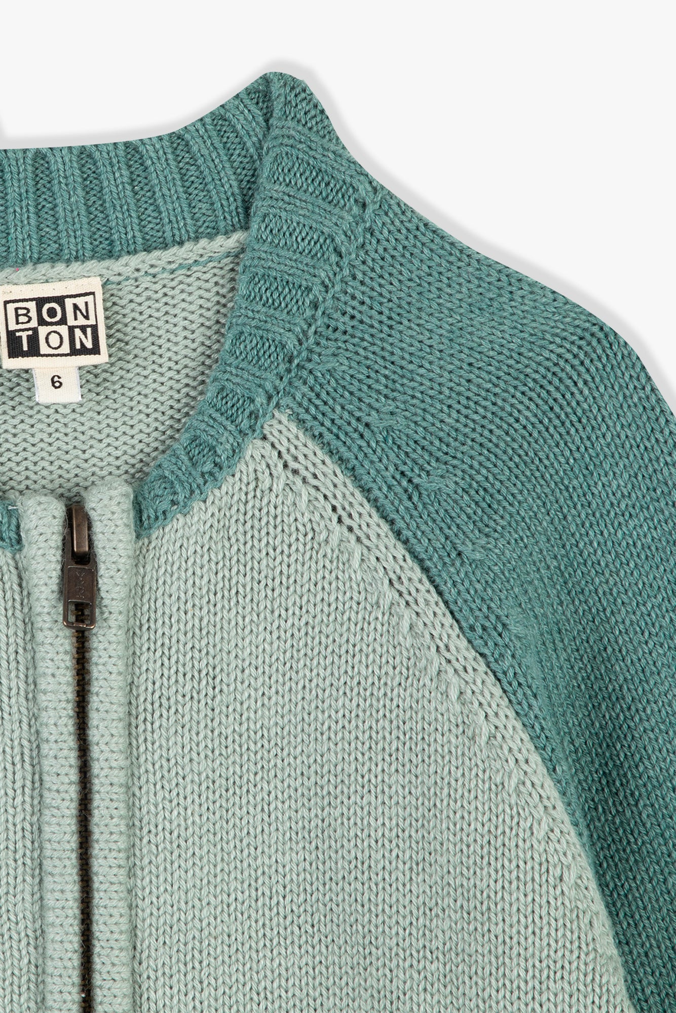 Teddy cardigan - Pale Aqua