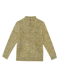 Hans cotton cardigan - Officer’s Green
