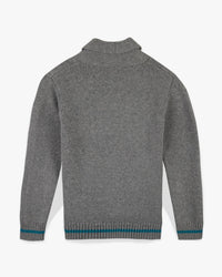 Hubert cotton cardigan - Mottled Grey