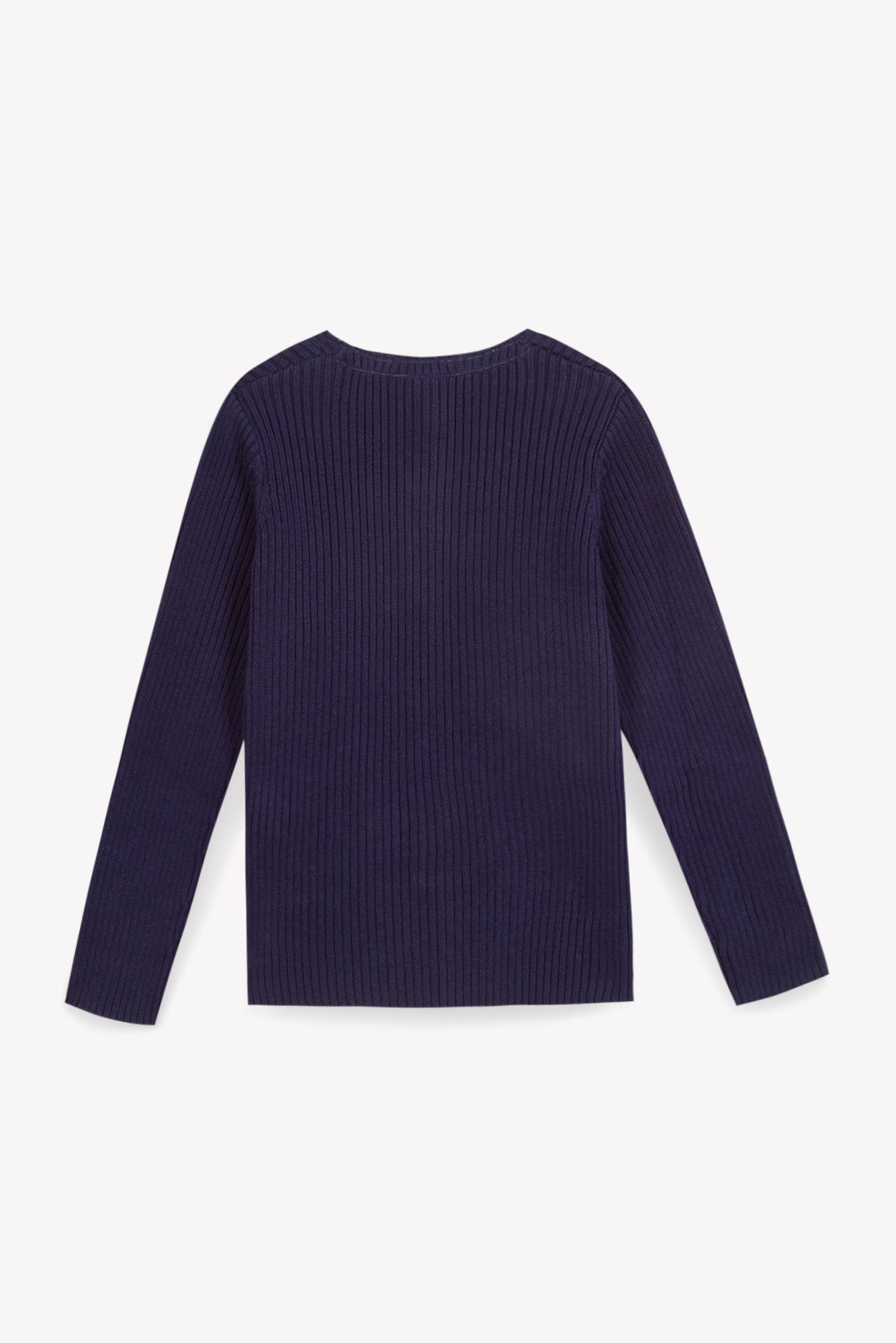 Cardigan Mouton - Navy Bonton