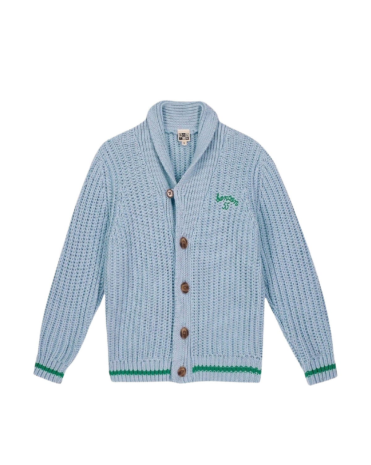 Hubert cotton waistcoat - Caprice Blue