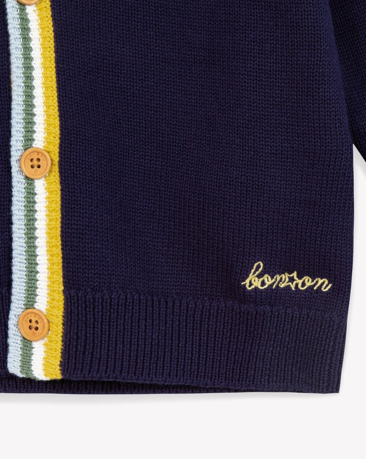 Tomy cotton cardigan - Navy Bonton