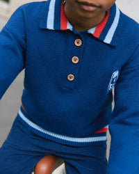 Jack cotton jumper - Malibleu blue