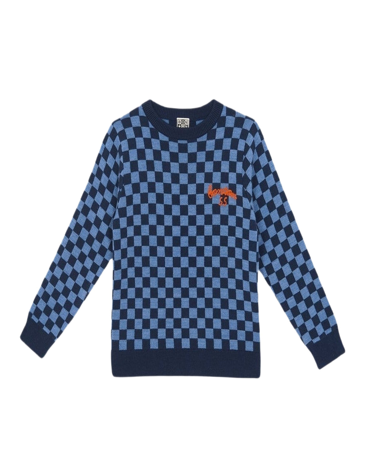 Paulo Jumper - Navy Check