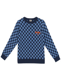 Paulo Jumper - Navy Check