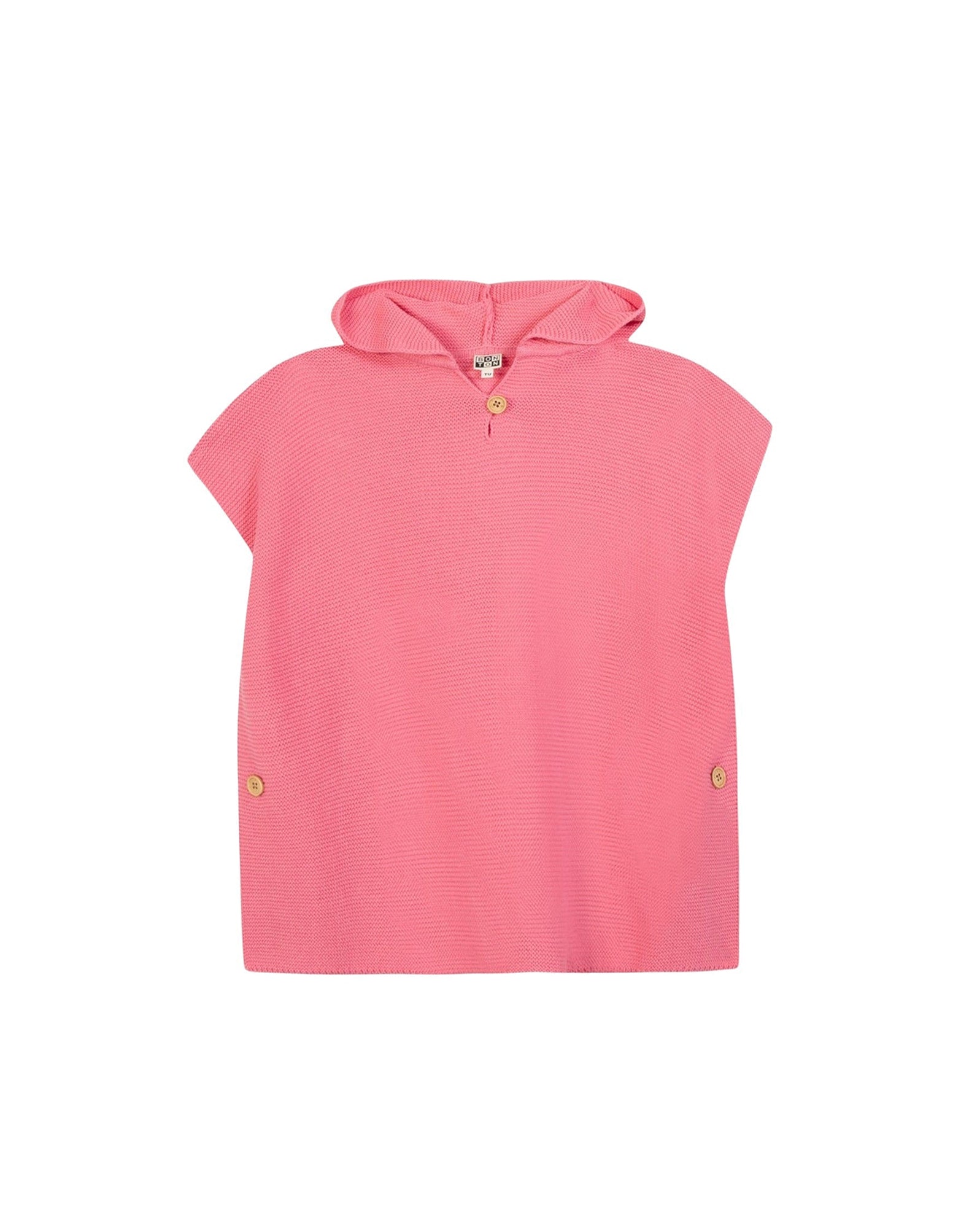 Children's poncho - Pink Loulou