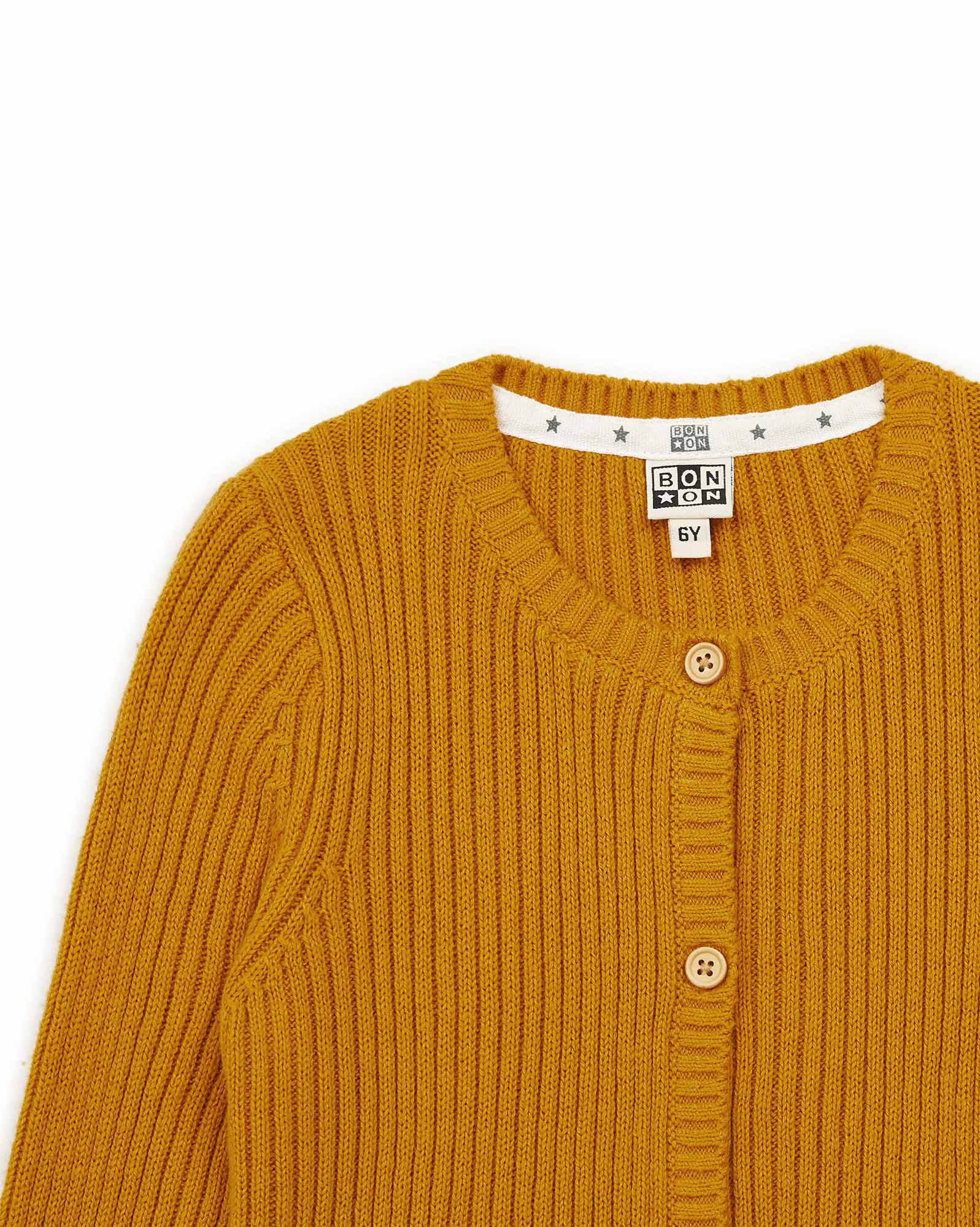 Cardigan Mouton - Mellow Yellow