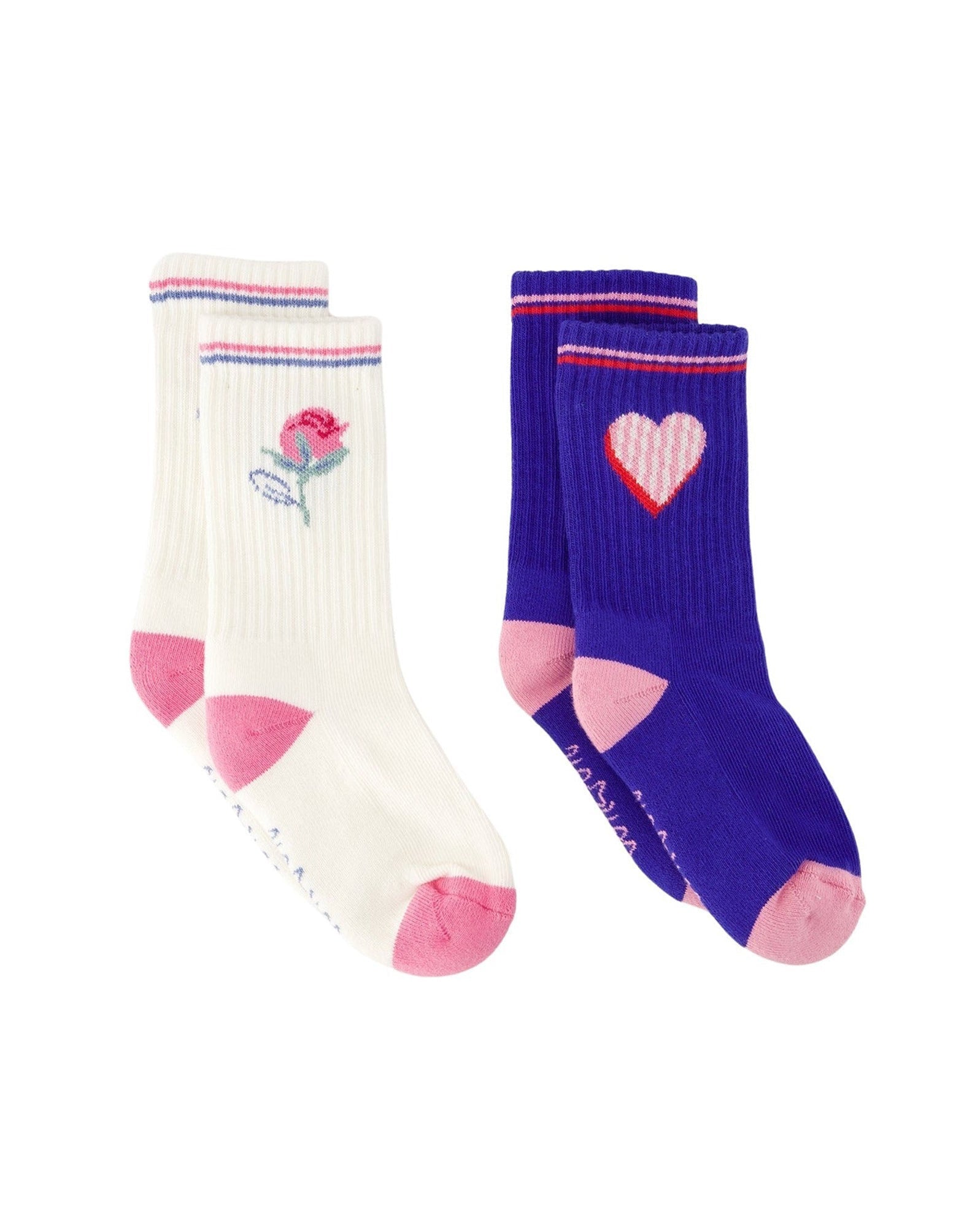 Lot de 2 Chaussettes - Crème Bonton