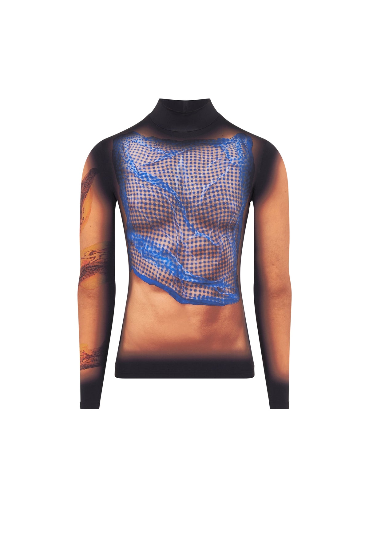 Top en jersey recyclé - Dark Beige