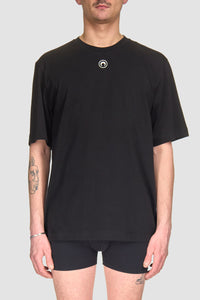 Moon Logo Jersey Relaxed T-Shirt - Noir