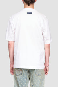 Moon Logo Jersey Relaxed T-Shirt - Blanc