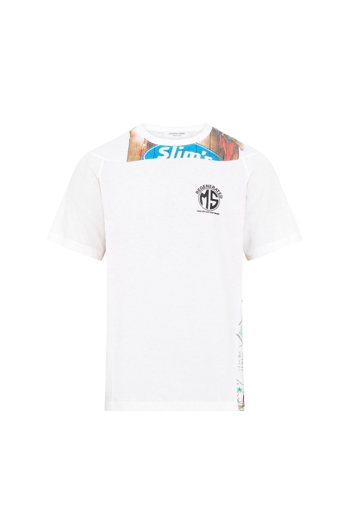 T-shirt en coton Upcyclé - White