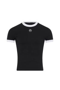 T-shirt Moon en jersey - Noir