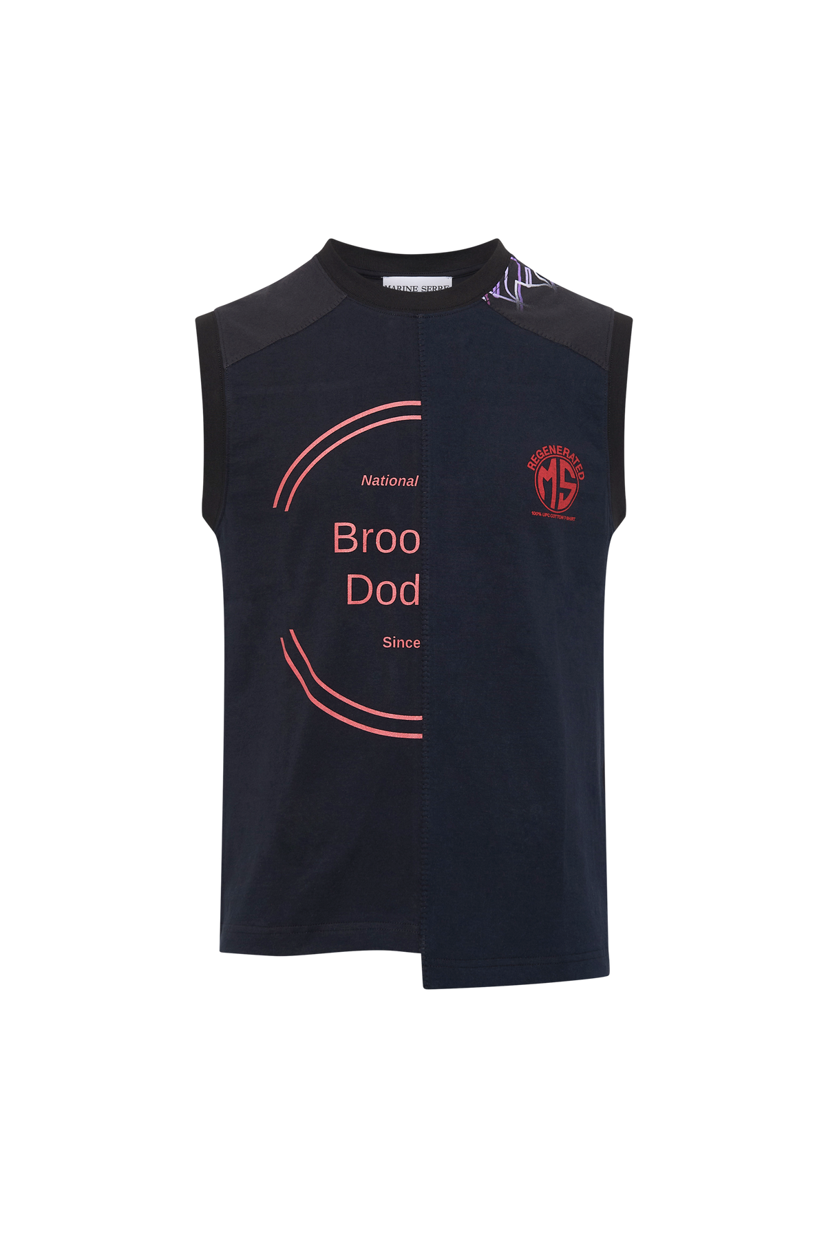 T-shirt en coton Upcyclé - Black