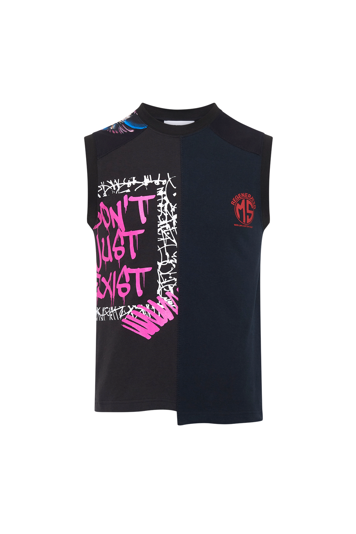 T-shirt en coton Upcyclé - Black