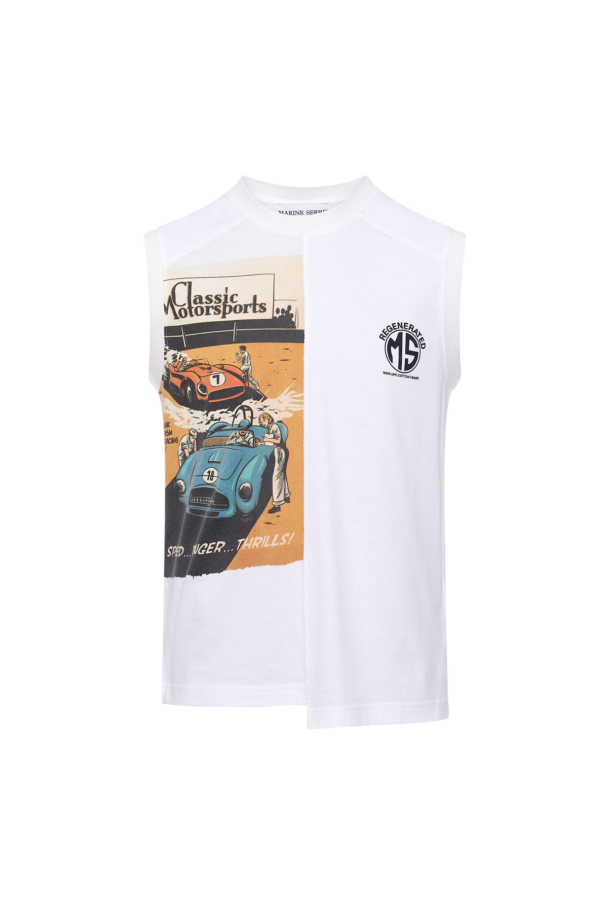 T-shirt en coton Upcyclé - White