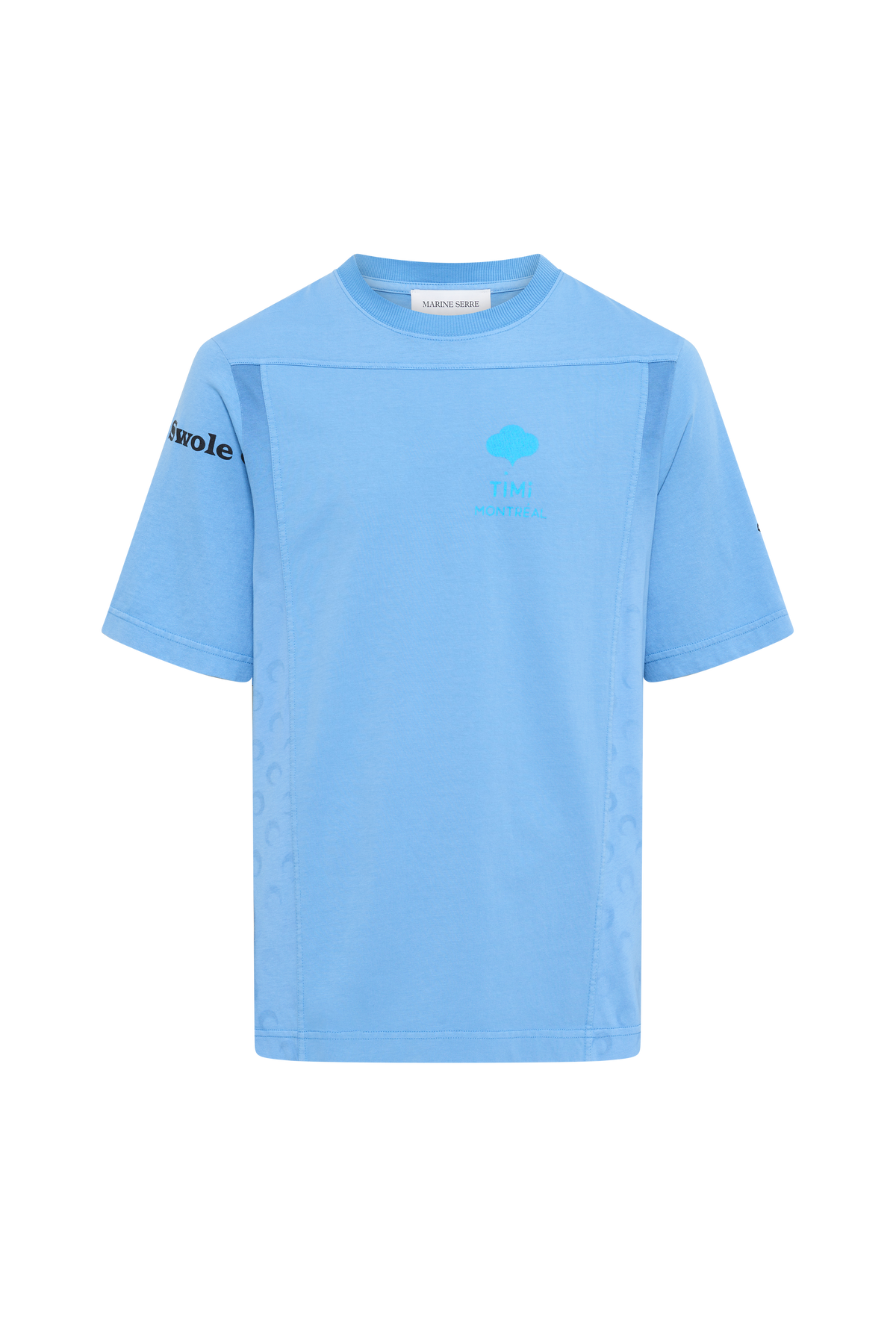 T-shirt en coton Upcyclé - Light Blue