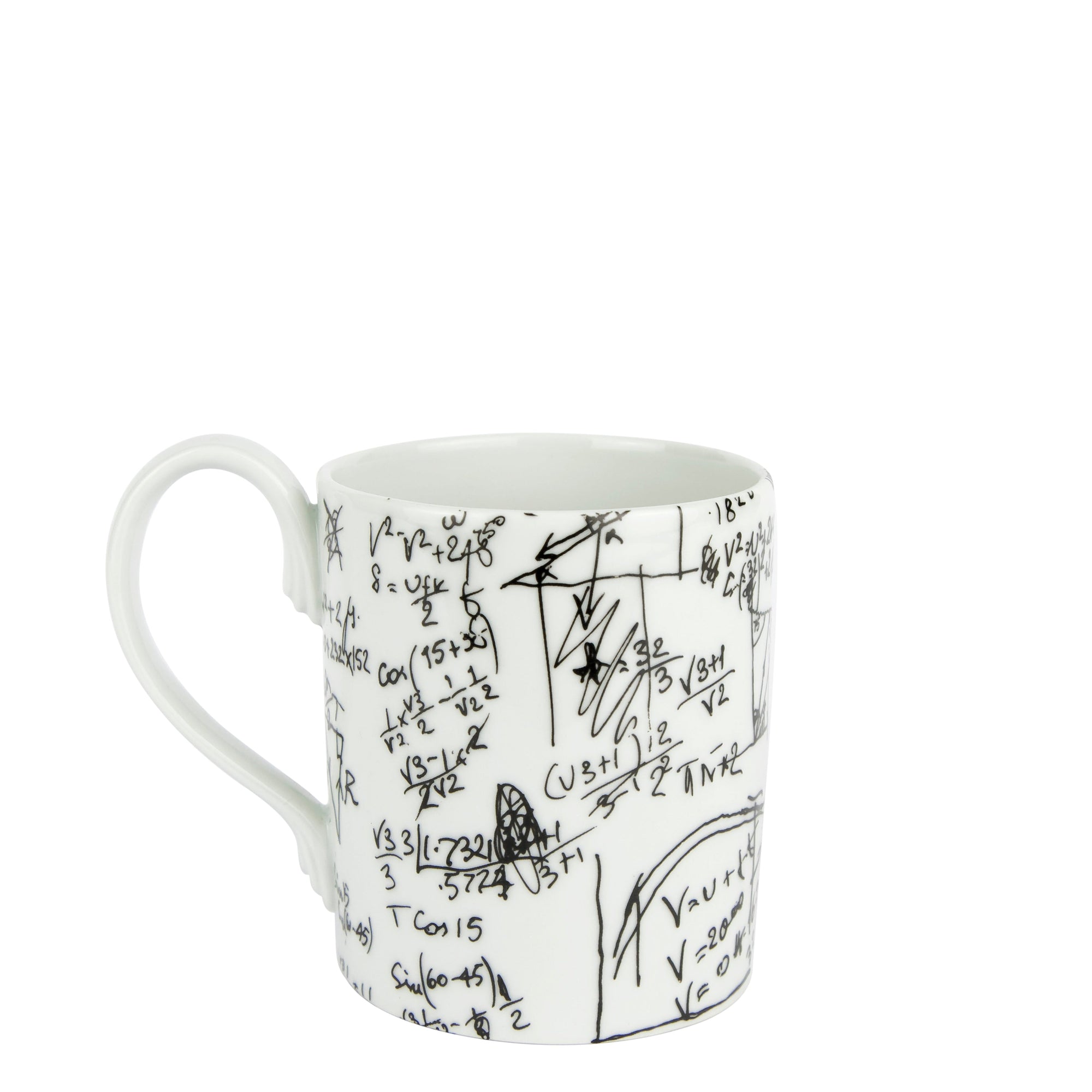 High Math porcelain mug - Black & White